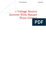 3-Phase Voltage Source Inverter With Square Wave Output: DR - Arkan A.Hussein Power Electronics Fourth Class