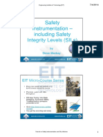 Safety Instrumentation - Including Safety Integrity Levels (Sils)