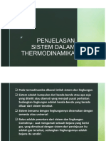 6 PPT PERTEMUAN 2A Sistem Thermodinamika