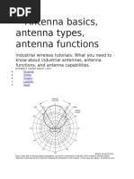 Antenna Basics, Antenna Types, Antenna Functions