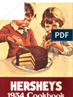 Hershey's 1934 Cookbook