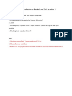 Tugas Pendahuluan Praktikum Elektronika 2 (2019) PDF