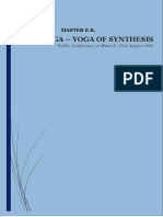 Agni Yoga - Yoga of Synthesis: Master E.K