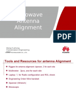 Microwave Antenna Alignment: Wang Fuzhong Transmission Engineering Dept