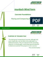 Tullymurdoch Windfarm Concrete Pour Toolbox Talk PDF