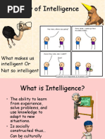 History of Intelligence: What Makes Us Intelligent or Not So Intelligent