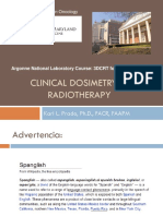 Clinical Dosimetry in Radiotherapy: Karl L. Prado, PH.D., FACR, FAAPM