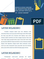 Pengaruh Doping Indium Terhadap Sensitivitas Sensor Gas Dari Lapisan Tipis Sno