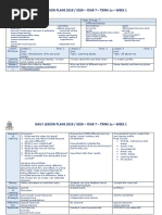 Daily Lesson Plans 2019 / 2020 - Year 7 - Term 1A - Week 1