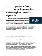 Paso A Paso Planeación Estrategica