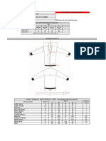 Size Chart: Technical Sketch