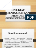 Revisi Kiat-Kiat Meningkatkan Memory