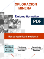 12.2 Entorno normativo de exploración minera