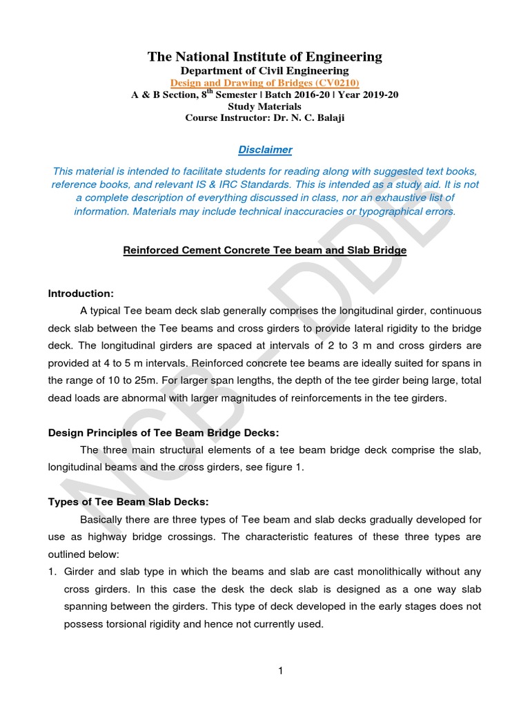 Bridge Design Study Guide | PDF | Bending | Beam (Structure)