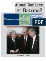 International Bankers: Robber Barons?
