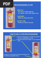 Types of Fire Extinguishers