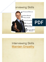 Interviewing Skills