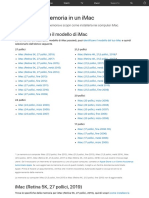 Installare La Memoria in Un Imac - Supporto Apple PDF