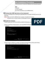 Firmware Installation Procedure