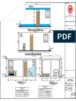 Plano de Arquitectura y Cortes