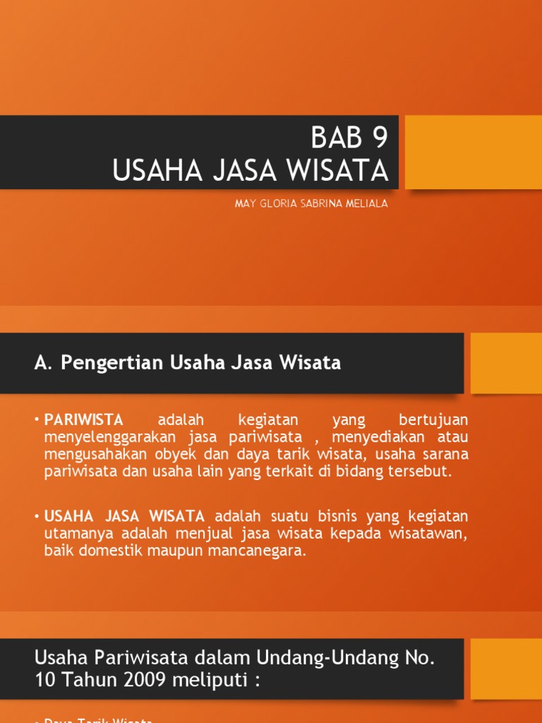 Usaha Jasa Wisata