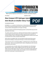 New Compact HPS Hydrogen Injection System Gets Results On Smaller Chevy Truck