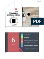 Materi 6 Persepsi Dan Pengambilan Keputusan PDF