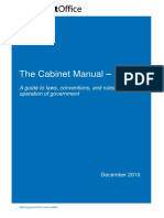 Cabinet Draft Manual