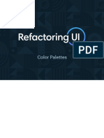 Color Palette Recommendations for UI Refactoring