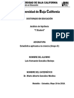 Act. 4 - Análisis de Hipótesis T-Student. Luis Hdo. 1