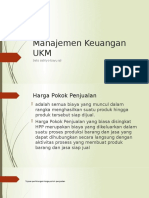 Manajemen Keuangan UKM