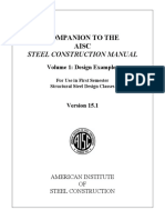 AISC Design Examples Version 15.1, c2019 (For Use in First Semester Structural Steel Design Classes).pdf