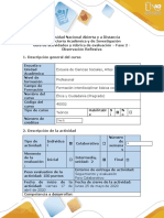 Guía de actividades y rúbrica de evaluación - Fase 2 - Observación Reflexiva.docx