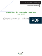 Invención Del Telegrafo Electronico en 1835 PDF