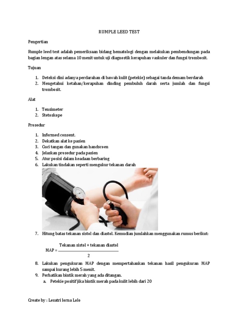 KMB I - Rumple Leed Test | PDF