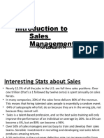 Introduction To Sales Management: Prof Lokesh K N