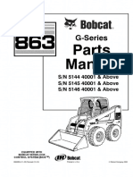 Bobcat 863 Parts Manual (Completo) PDF