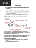 Serialization