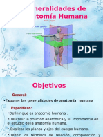 Anatomía Humana - 1 Generalidades - Plano
