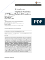 Treatment of Persistent Postural-Perceptual Dizziness
