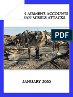 American Airmen's Accounts of Iranian Missile Attack of January 2020