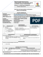 Taller - 19 - 10 - 333 - 1FORMATO DE ACTIVIDAD 1-10 - Quimica PDF