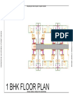 1 BHK Floor Plan: Produced by An Autodesk Student Version