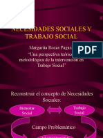 Necesidades Sociales y Trabajo Social