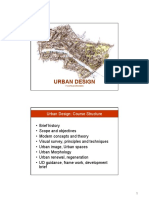 Urban Design: Course Structure