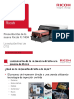 Ricoh Ri 1000 Presentation - ESP