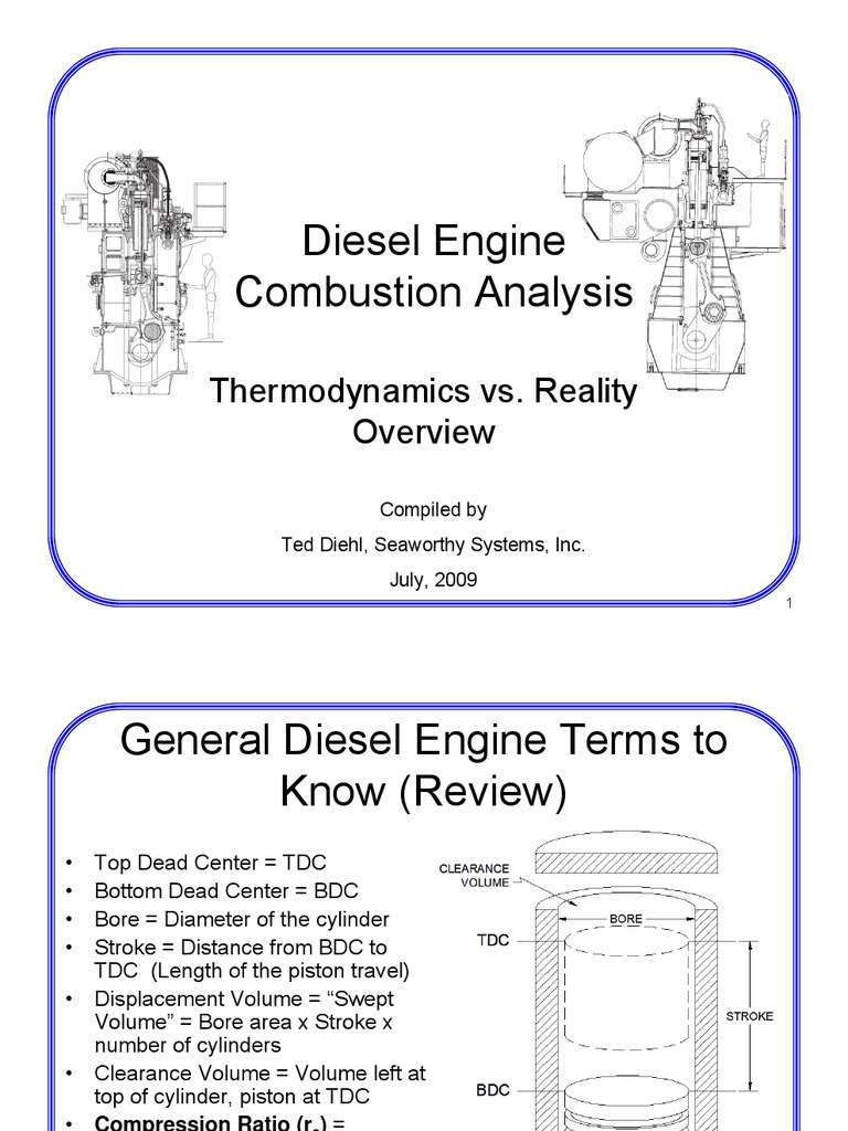 Diesel Engine Combustion Analysis Guide | PDF | Diesel Engine ...