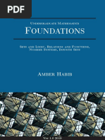 Undergraduate Mathematics Foundations PDF