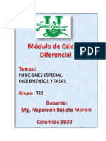 Funciones Especial y Tasa de Incremento Promedio PDF