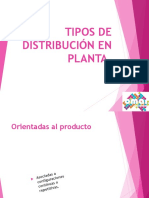 Tipos de Distribución en Planta 2018